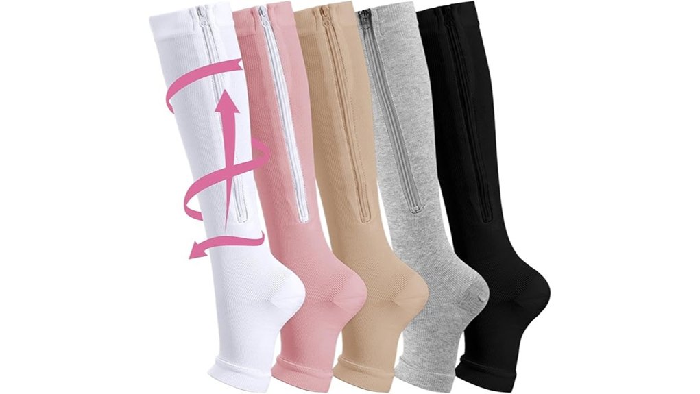 compression knee high socks