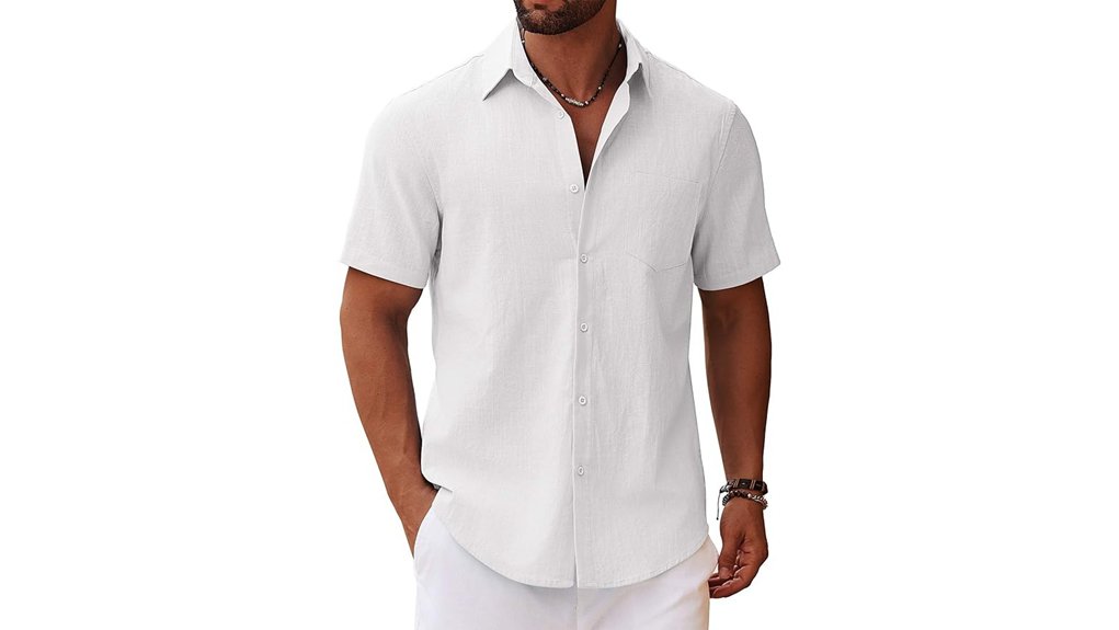 coofandy men s linen button down