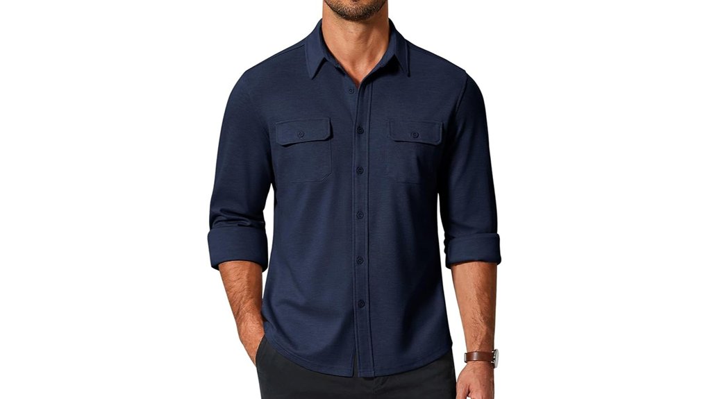 coofandy men s long sleeve shirt