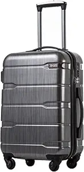 Carry-On Suitcases: Budget vs Premium Picks 13 coolife 20in hardside tsa lock