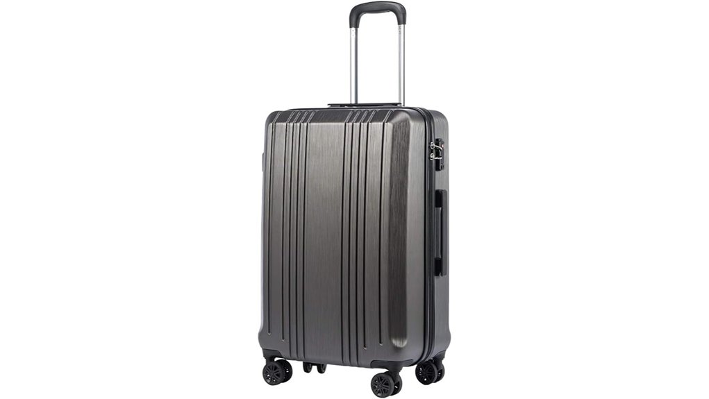 Hard-Shell Suitcases: Polycarbonate vs ABS—Which Wins 4 coolife hardshell luggage 24in