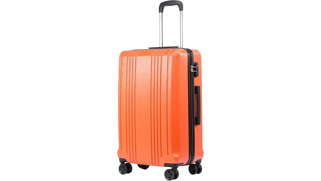 Rolling Luggage For Cobblestone Streets That Roll Smoothly 9 coolife luggage pc abs hardshell