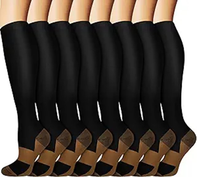 copper compression socks pack