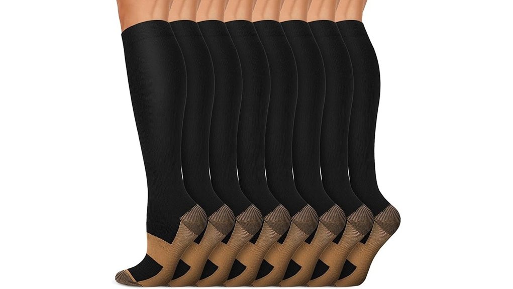 copper compression socks set