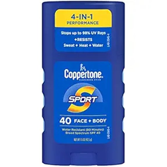 Best Travel Sunscreen for Carry‑Ons: Sticks, Lotions, Sprays 6 coppertone spf40 sport stick
