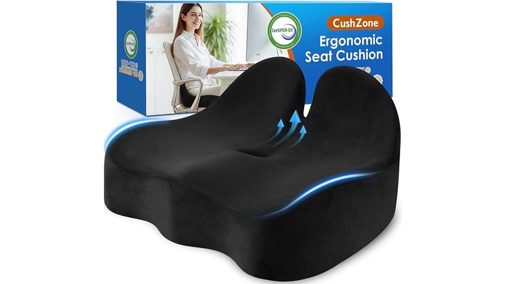 Best Seat Cushions for Economy Comfort 6 cushzone memory foam cushion