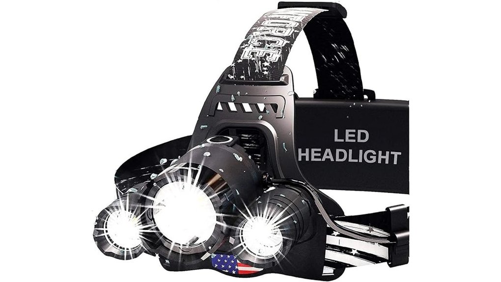 Lightweight Headlamps for Sunrise and Sunset Hikes 9 danforce usb rechargeable headlamp 1080 lumen