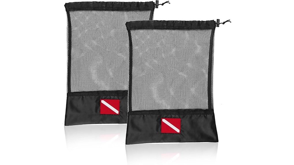 The Best Mesh Dive Bags That Drain Salt Water 2 dawitrly 2 pack mesh bags