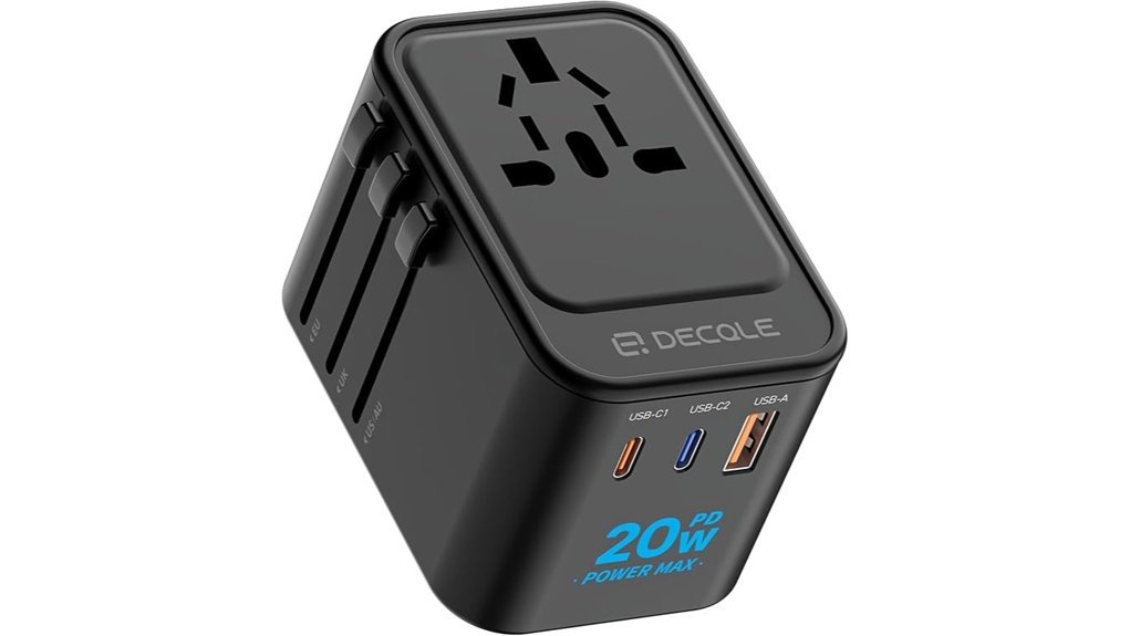Universal Travel Adapters (All-in-One vs Modular): A Comprehensive Guide 14 decqle universal usb c usb a