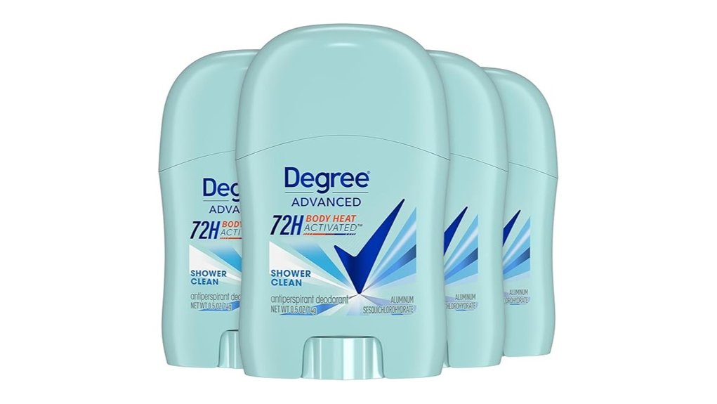 Travel Deodorants That Survive Heat: No Melting, No Mess 3 degree 72h 4 pack antiperspirant