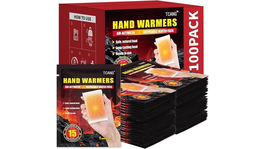 disposable hand warmers 15h odorless