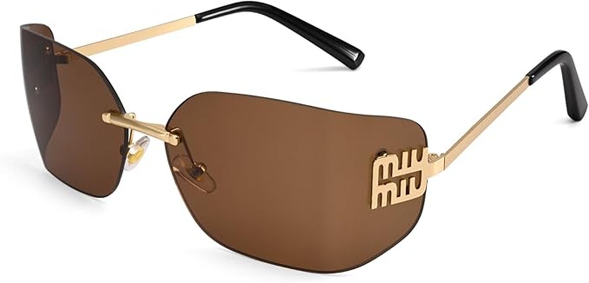 Sunglasses Styles for City Streets and Sun 7 dollger rimless y2k sunglasses