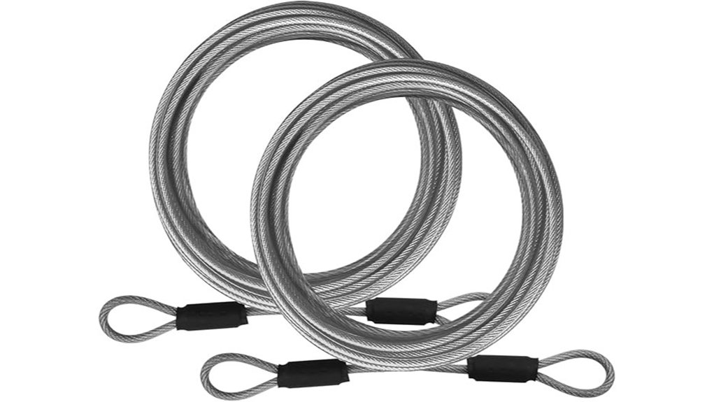 double loop security cables