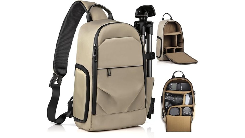 dslr sling backpack tripod
