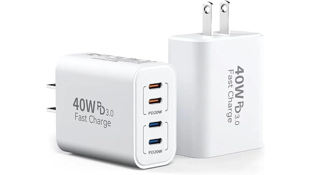 Must‑Hold USB‑C Wall Chargers for Fast Power & Multi‑Ports 2 dual 40w usb c chargers