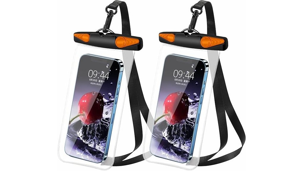 Best Waterproof Tech Pouches for Beach Trips 11 dual 7 5 waterproof pouch