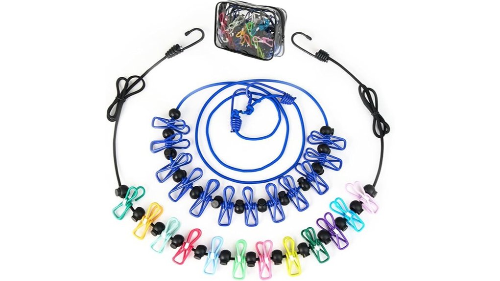 dual pack windproof clothesline