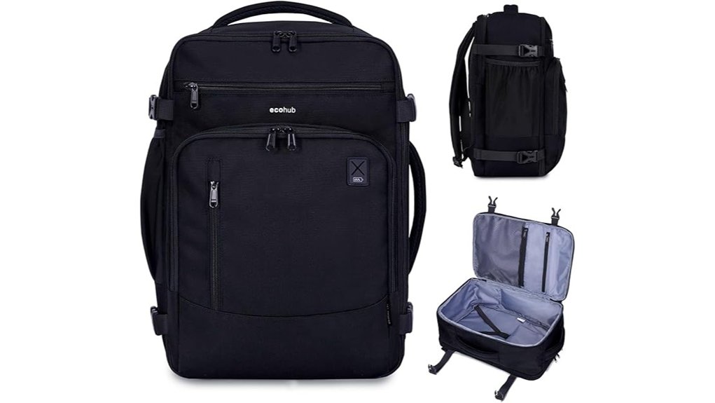 Top Personal-Item Backpacks for Budget Airlines Under Seat 1 ecohub 25l airtag backpack