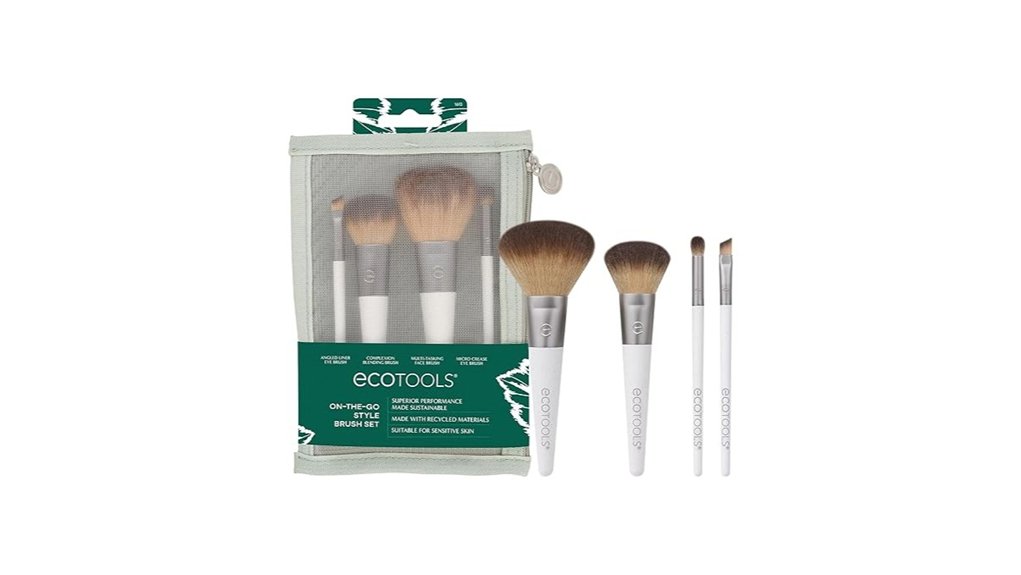 Best Mini Makeup Brush Sets for Effortless Travel 9 ecotools on the go brush kit