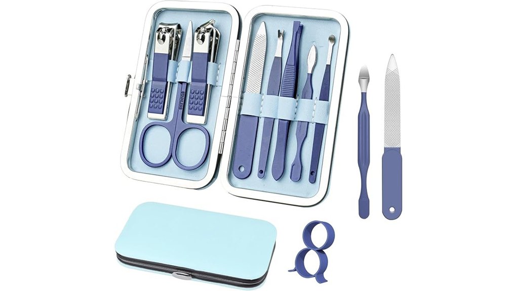 Best Nail Clippers for TSA-Friendly Kits 7 eight in one manicure set clippers