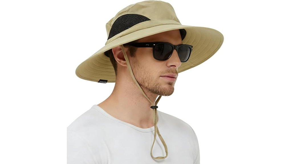einskey uv protective wide brim sunhat