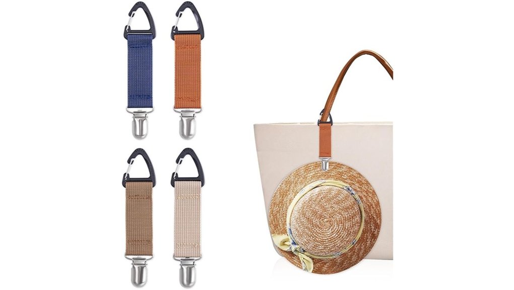 Best Hat Clips & Accessories That Keep Hats Safe 1 elastic hat clips travel bags