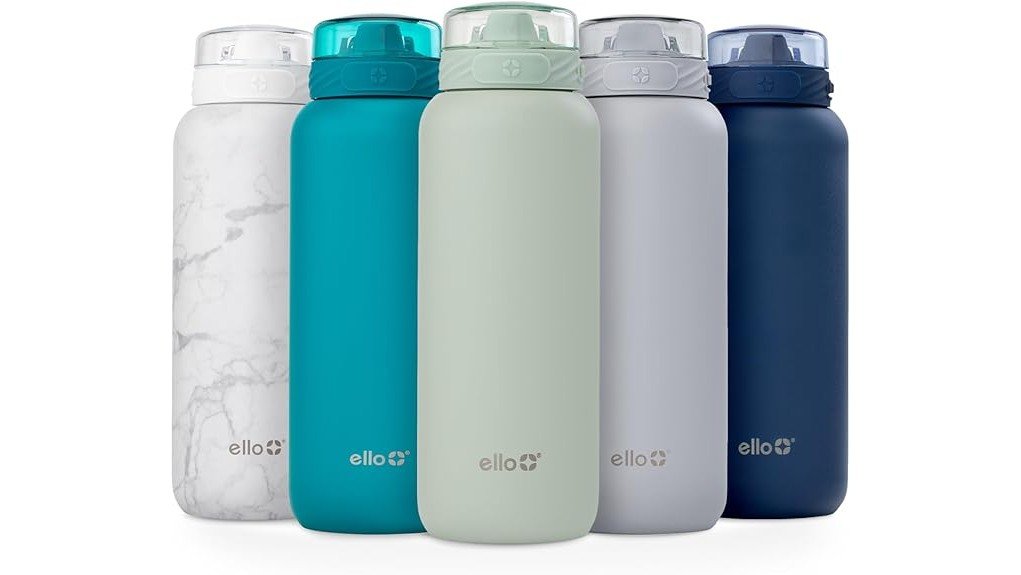 Reusable Water Bottles: Insulated or Lightweight for Travelers 1 ello cooper 22oz bottle