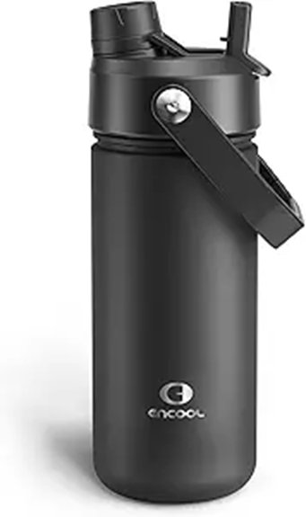 encool insulated stainless straw bottle