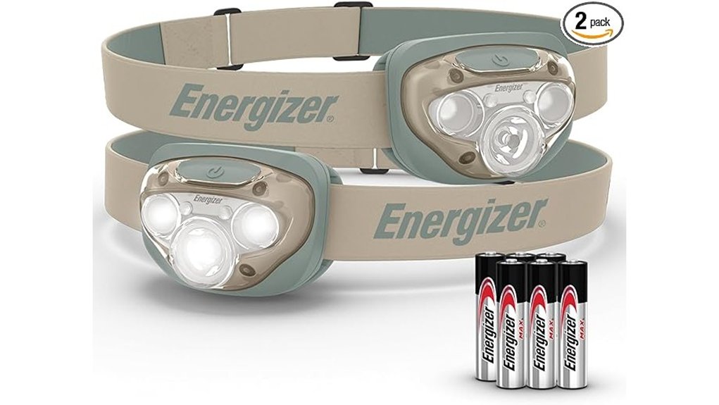 Lightweight Headlamps for Sunrise and Sunset Hikes 14 energizer led headlamp propack