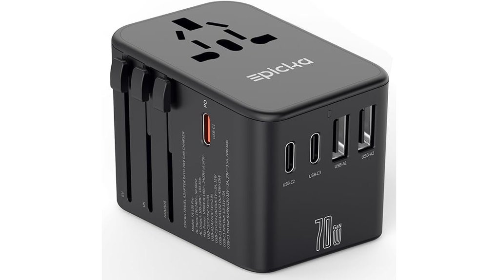 Universal Travel Adapters (All-in-One vs Modular): A Comprehensive Guide 13 epicka gan usb c 70w