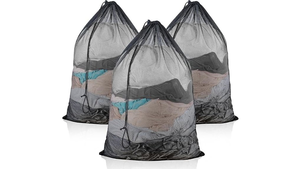 Mesh vs Waterproof Laundry Bags 14 eyvirqic 3 pack mesh bags