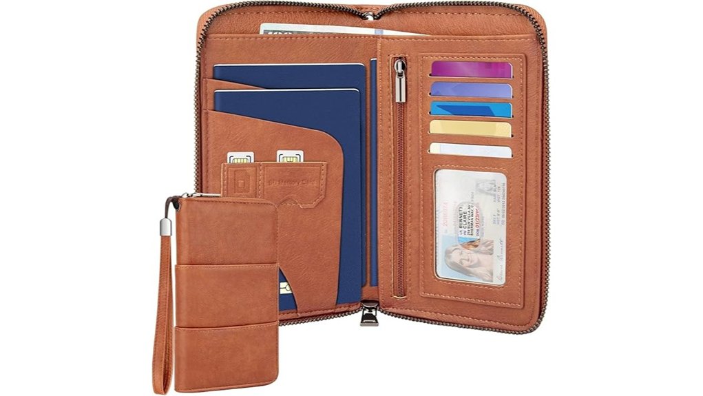 Family Travel Document Organizers: Passports, Tickets & Cash 15 family passport rfid wallet