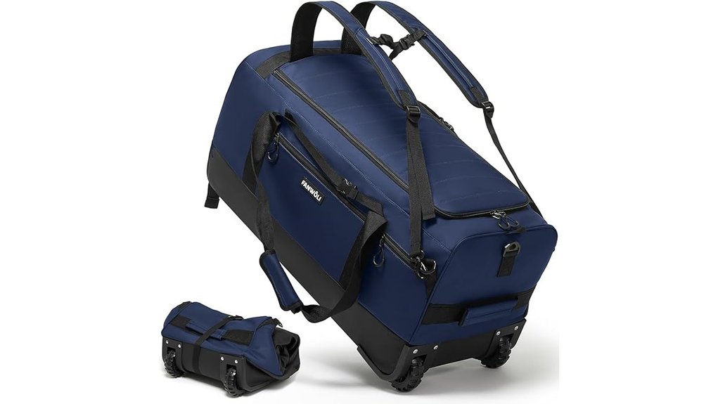 Weekend Travel Bags: Duffel vs Backpack vs Rolling 8 fanwoli 30 inch rolling duffel