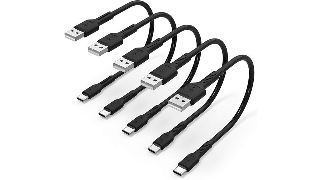 15 Best Short Charging Cable Set 5 fast charging usb cables