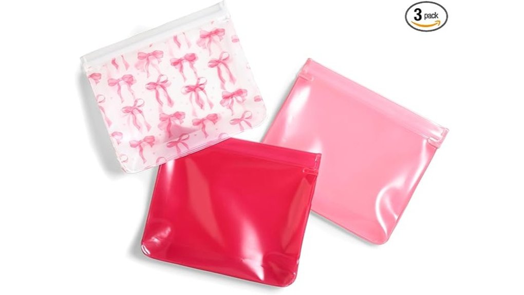 Reusable Snack Bags With Leakproof Zippers For Flights 10 fit fresh peva storage