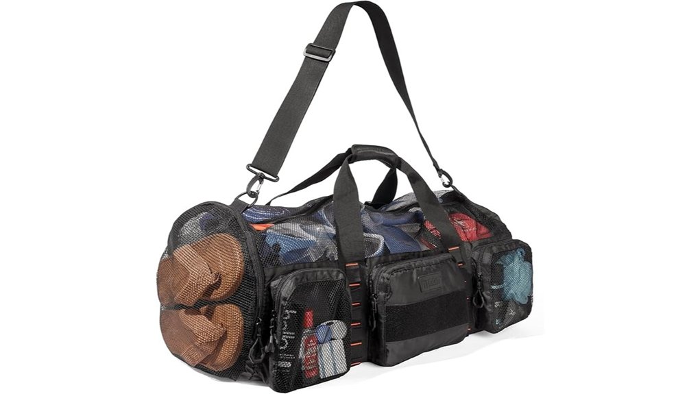The Best Mesh Dive Bags That Drain Salt Water 12 fitdom 90l mesh duffle
