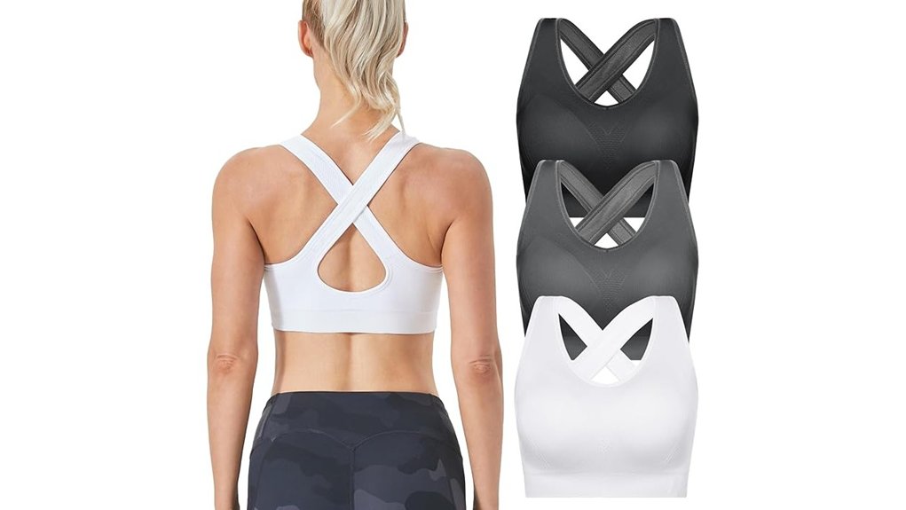 The Best Sports Bras for Active Travel 6 fittin padded cross back bras