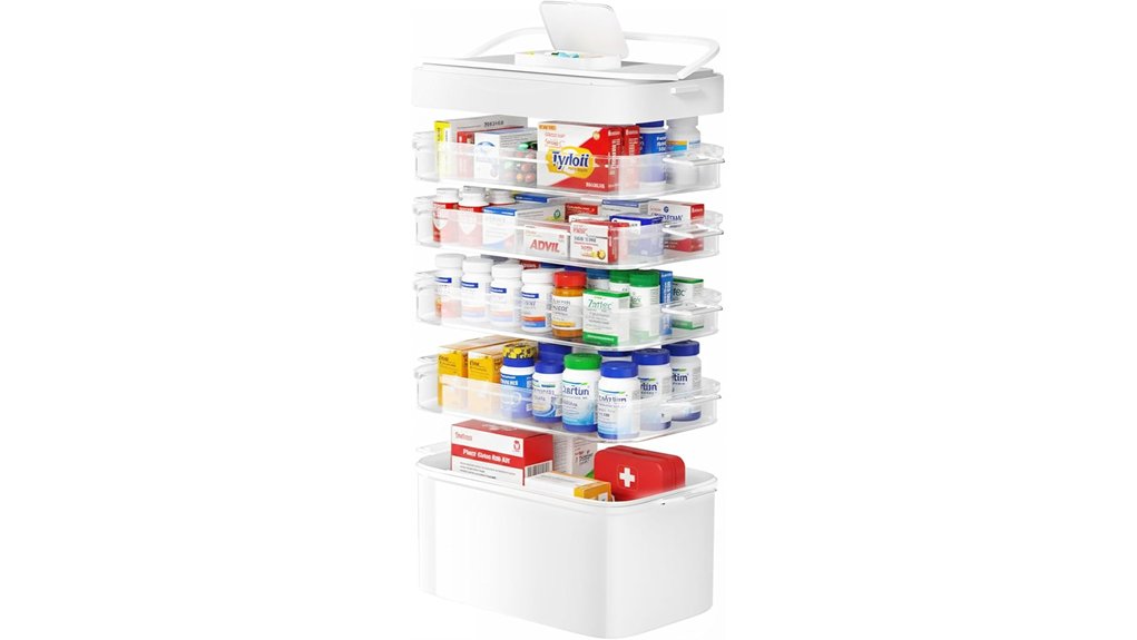 five tier medicine organizer