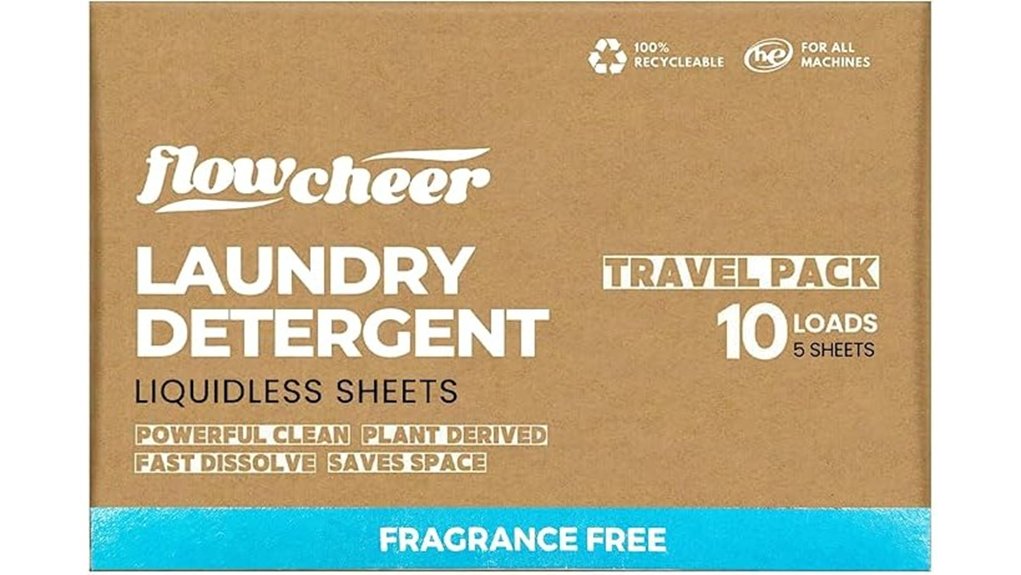 flowcheer 10 load fragrance free plastic free