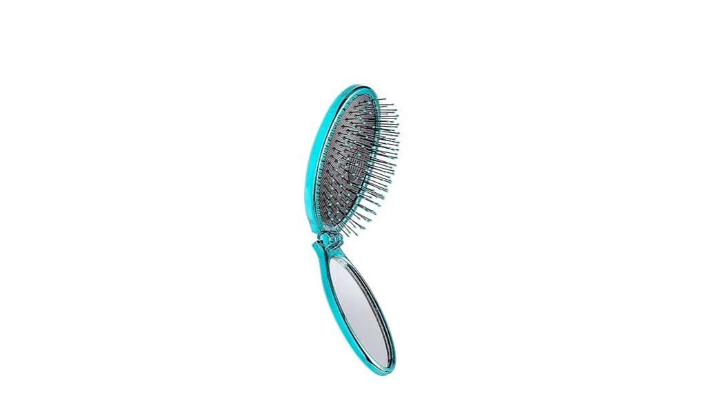 Travel-Ready Hairbrushes: Compact Detangling Essentials 3 foldable wet brush detangler