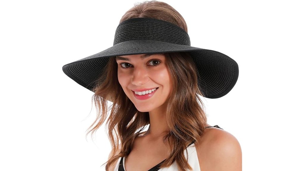 foldable wide brim hat