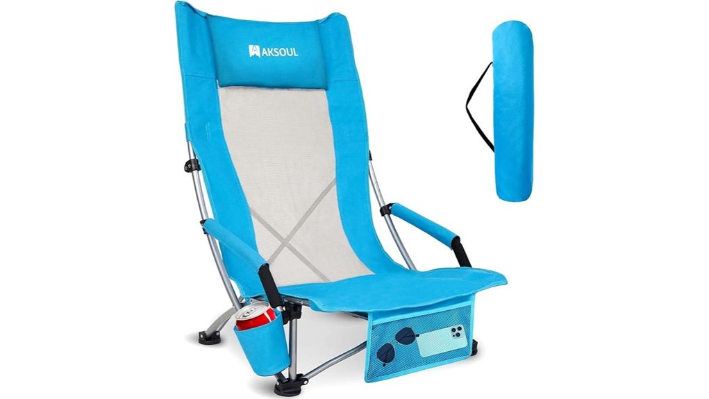 Lightweight & Portable Beach Chairs for Ultimate Sand Comfort 10 folding beach chair pocket