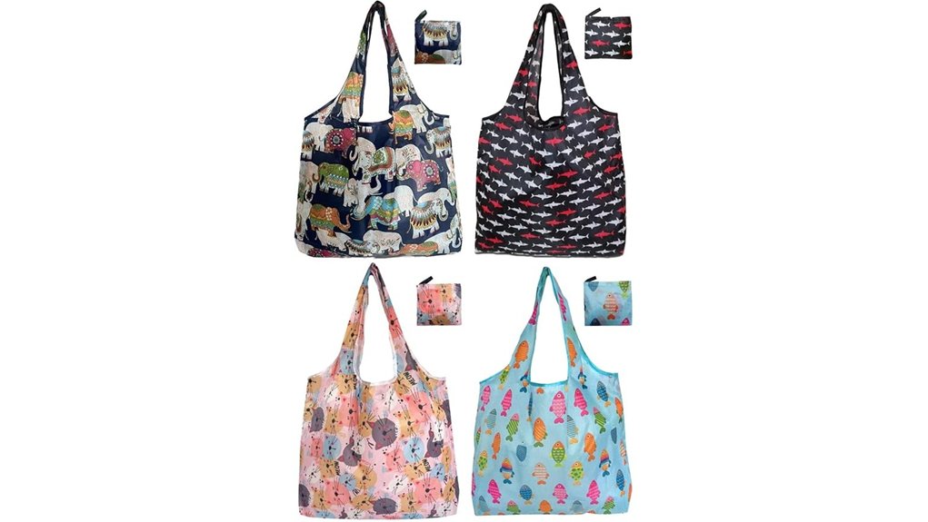 The Best Reusable Shopping Bags: Compact and Durable 9 four pack reusable grocery bags