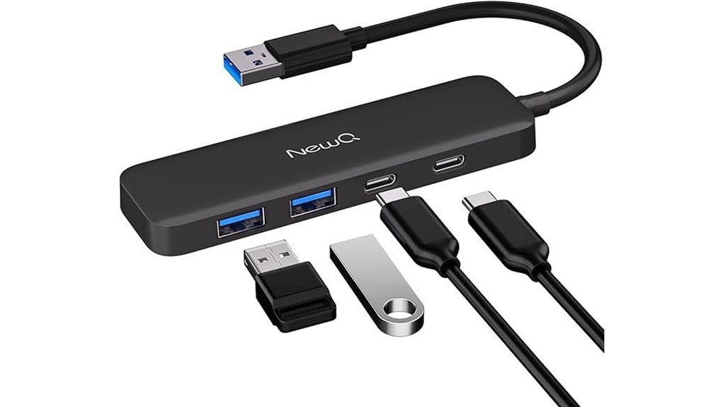 Best USB Hubs for Connecting Multiple Devices 5 four port usb c usb a hub
