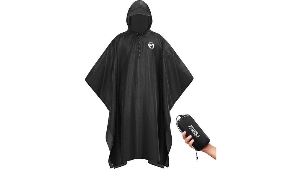 Packable Ponchos That Feel Light, Not Trashy 10 foxelli waterproof hooded poncho