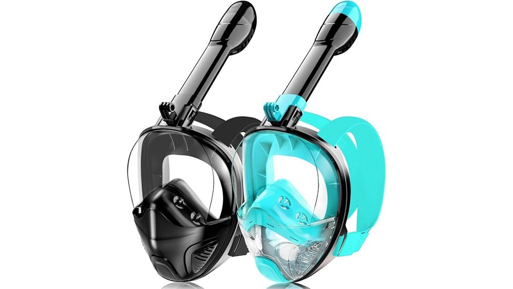 Best Snorkel Masks for Beginners Who Care About Fit 4 full face snorkel mask detachable camera mount