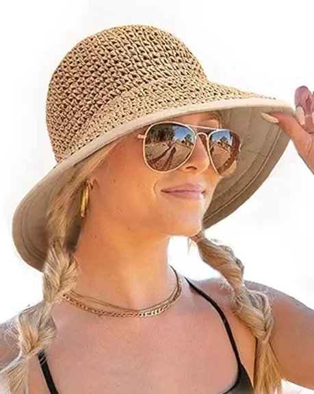 Packable UPF Sun Hats Travelers Can't Live Without 5 furtalk upf50 women s straw
