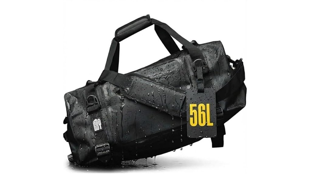 gby 56l waterproof duffle