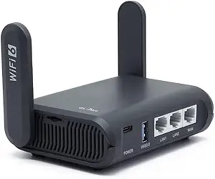 Best Travel Routers for Secure Wi‑Fi 5 gl inet gl axt1800 slate router