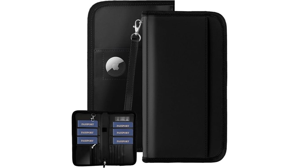 Travel Document Organizers (Family-Size) for Smooth Travel 12 goaus leather passport airtag